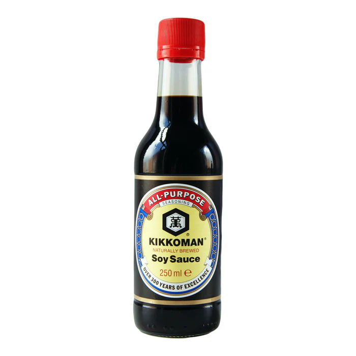 Kikkoman Naturally Brewed Soy Sauce, 250ml