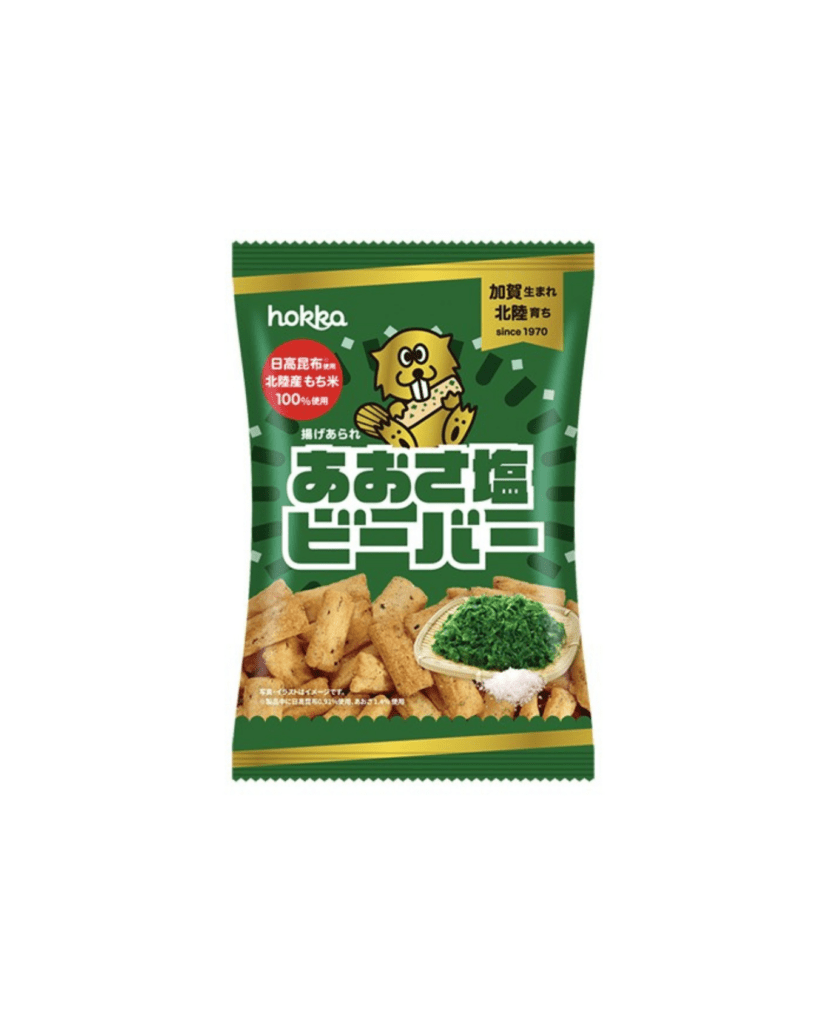 Beaver Rice Snacks (Sea Lettuce Salt）65g