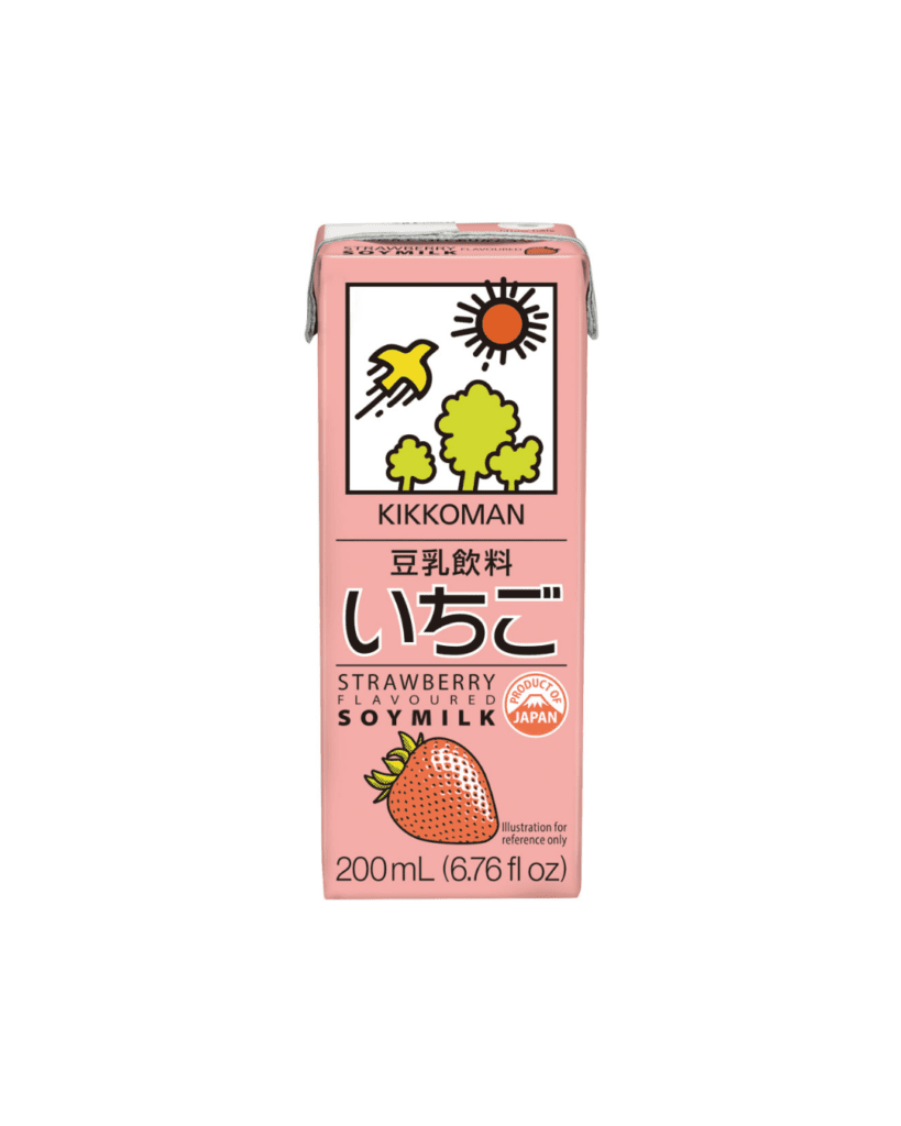 Kikkoman Soymilk Strawberry Flavoured