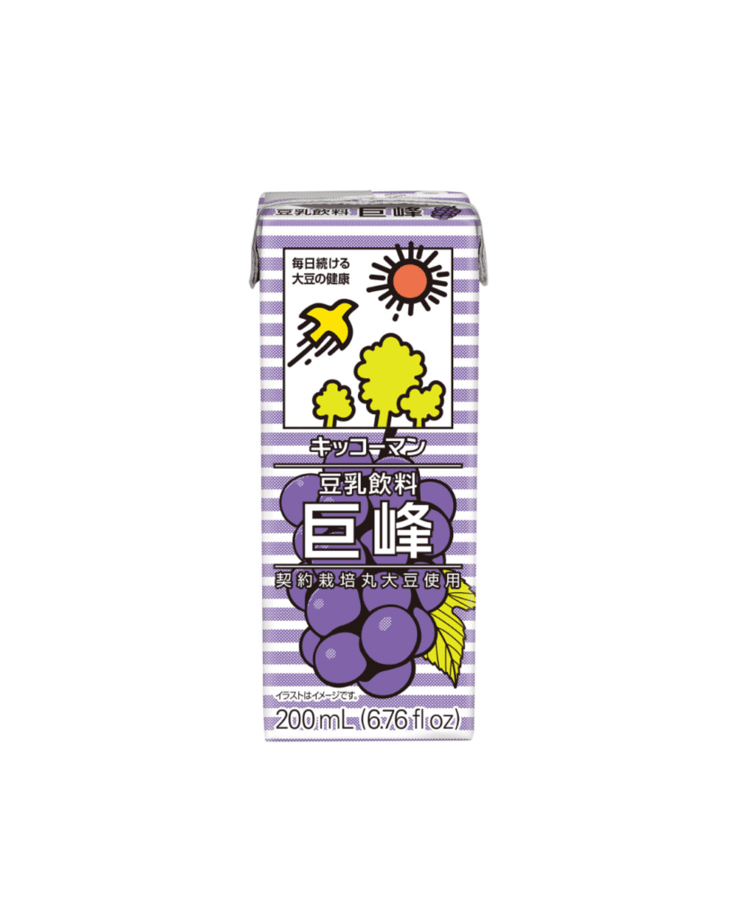 Kikkoman Soymilk Kyoho Grape Flavoured 200ml