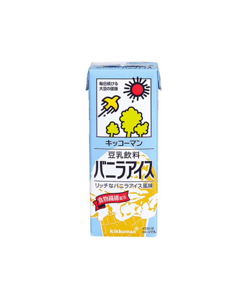 Kikkoman Soymilk Vanilla Icecream Flavoured 200ml