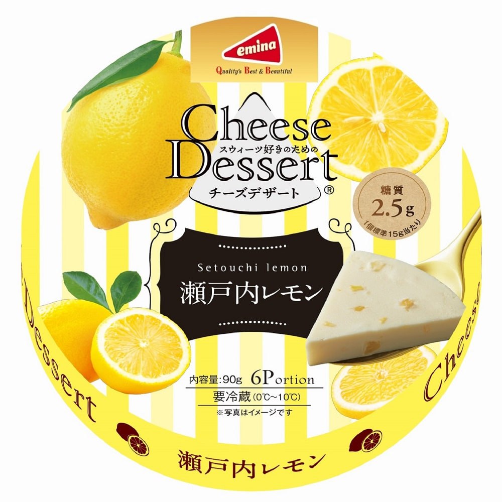 EMINA CHEESE Cheese Dessert Lemon 6P