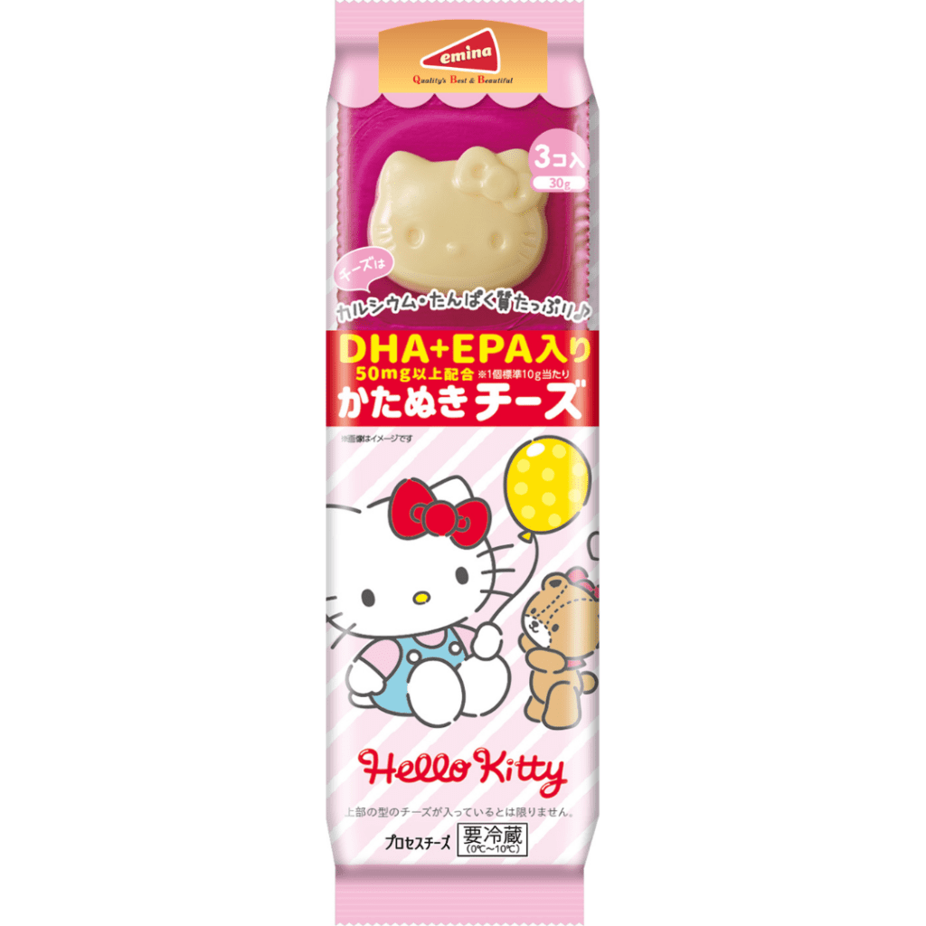QBB EMINA CUTE CHEESE BITS HELLO KITTY CONTAINING